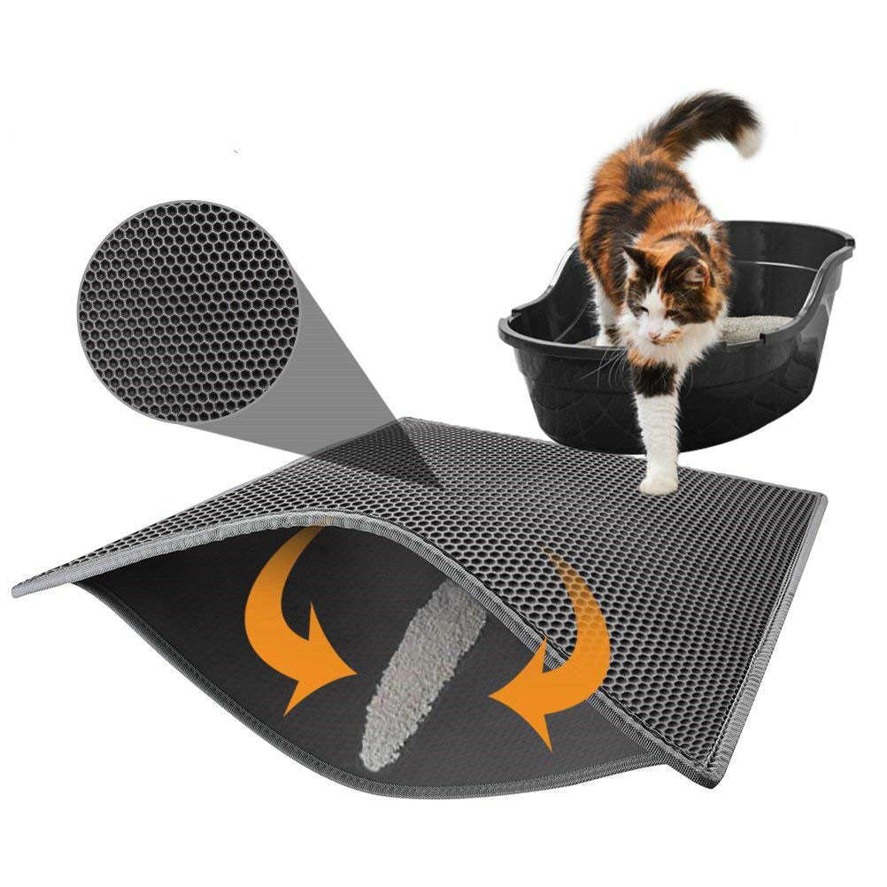 EVA double detachable litter mat Litter box cat scratch mat batch