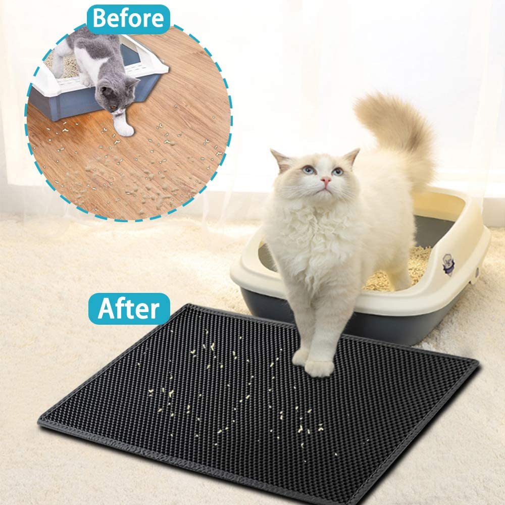 EVA double detachable litter mat Litter box cat scratch mat batch